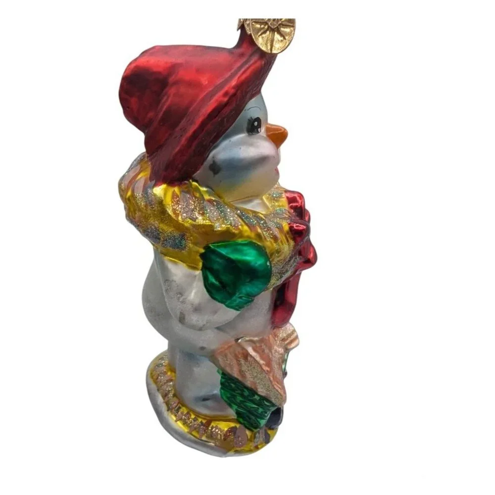 Christopher Radko Christmas Ornament Farmer Frost Snowman